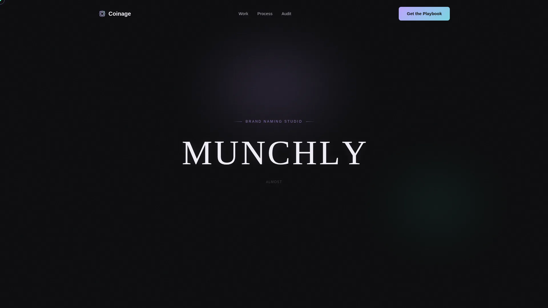 Brand Naming Studio Landing Page Template