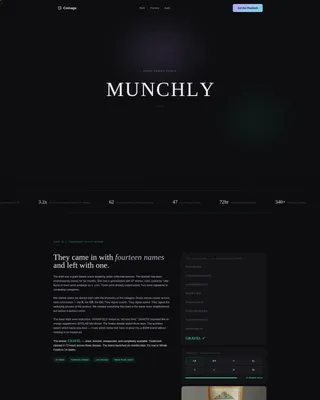 Brand Naming Studio Landing Page Template