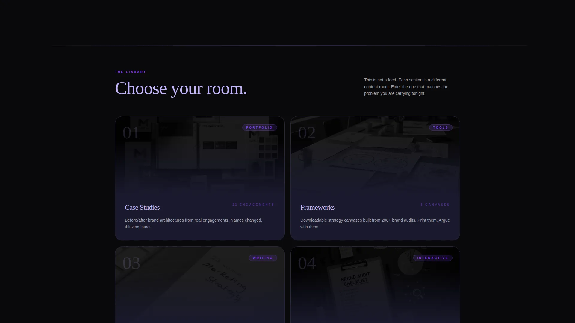 Brand Strategist Landing Page Template
