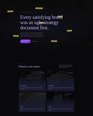 Brand Strategist Landing Page Template