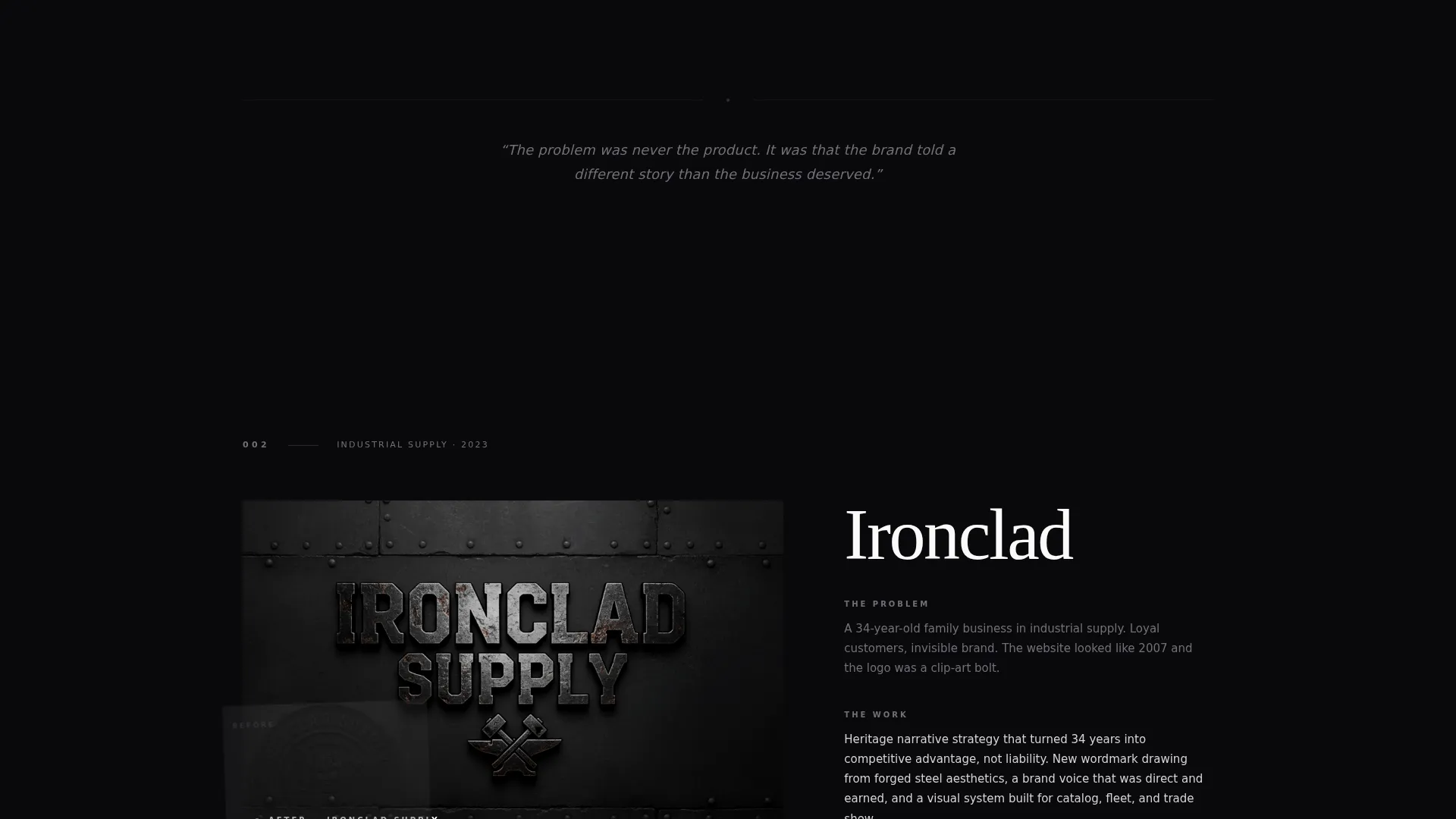 Brand Strategist Portfolio Directory Website Template