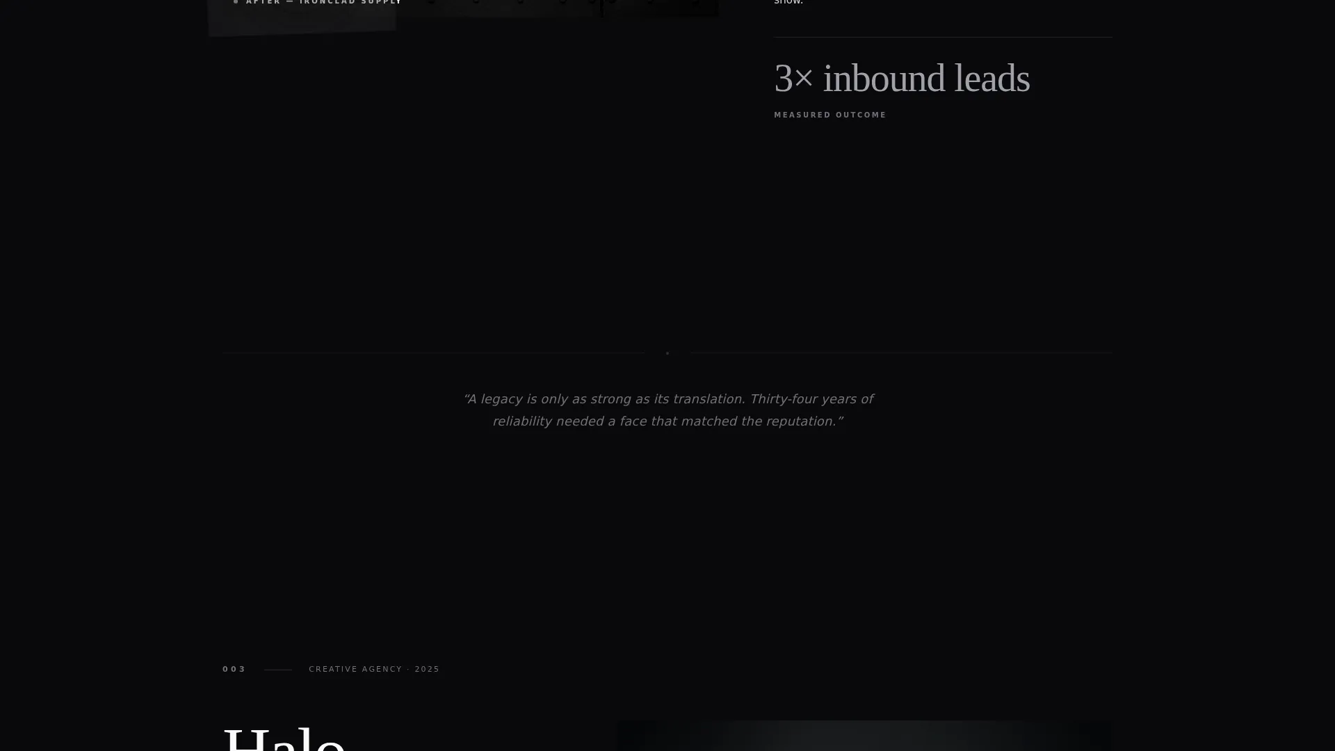 Brand Strategist Portfolio Directory Website Template