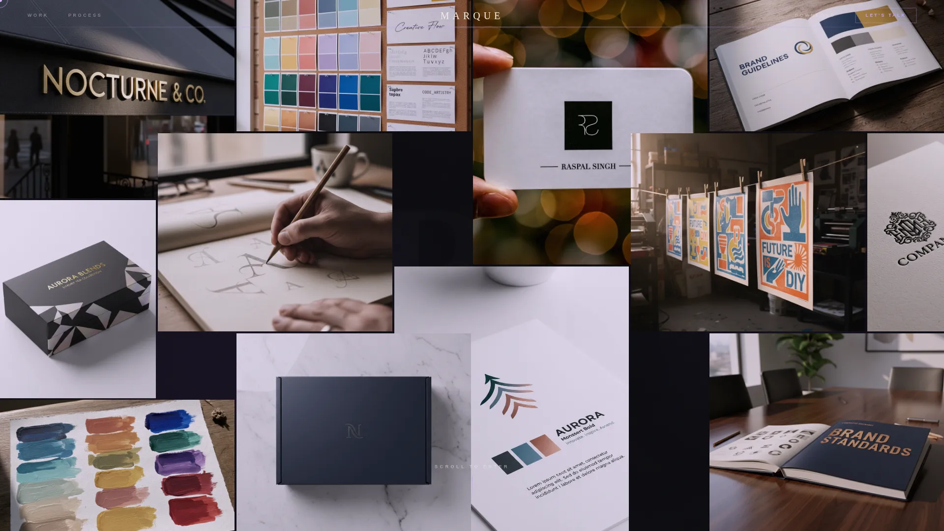 Bold Brand Strategist Landing Page Template