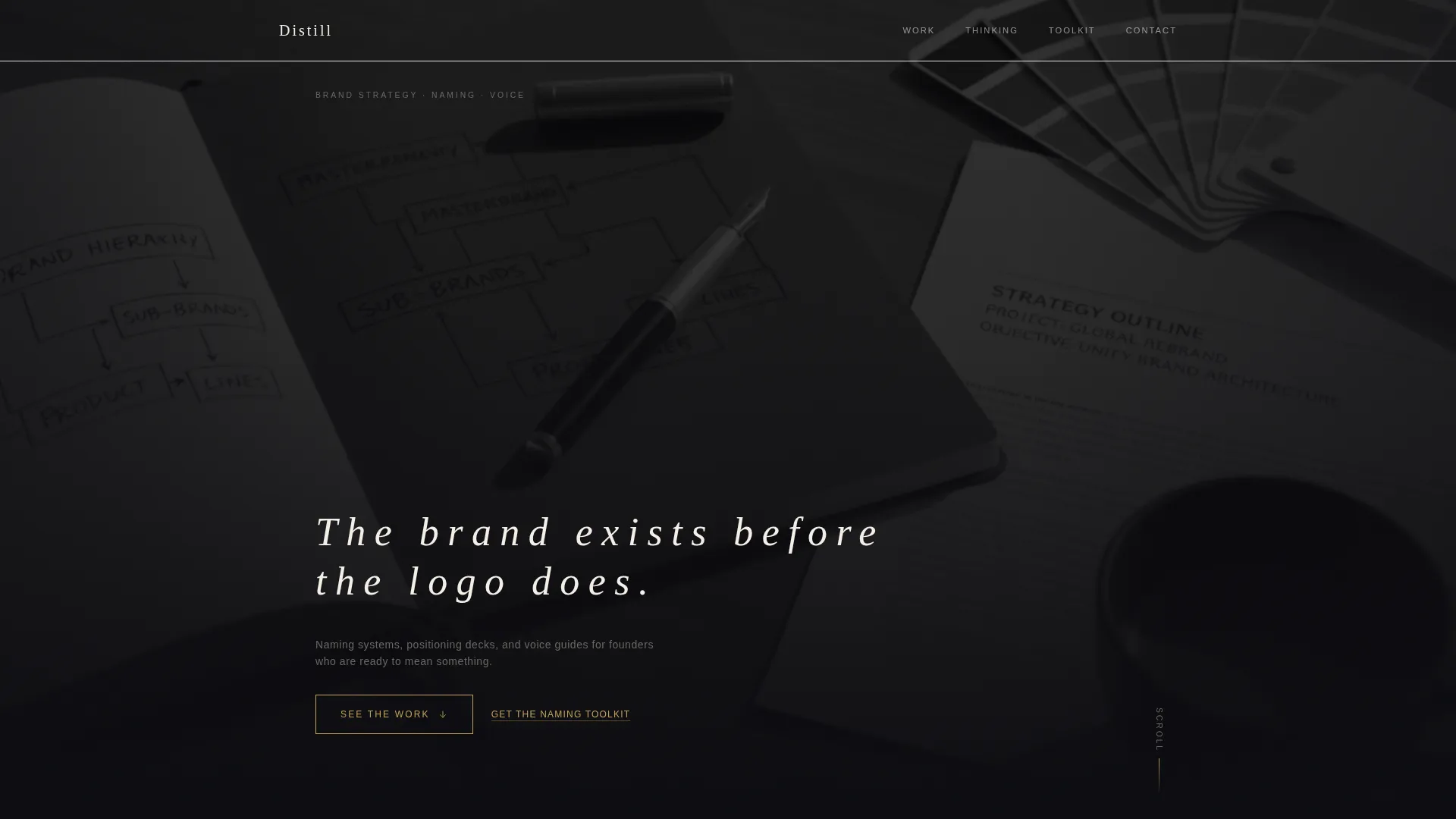 Elegant Brand Strategist Landing Page Template
