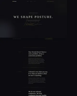 Brand Strategy Consultancy Landing Page Template