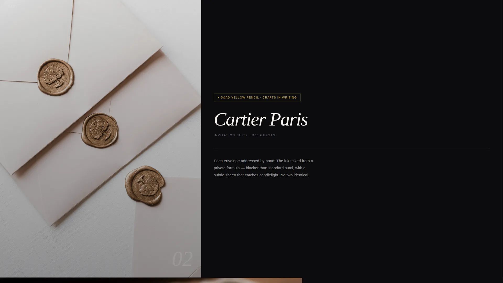 Elegant Calligrapher Portfolio Landing Page Template
