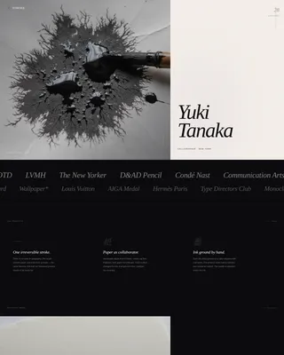 Elegant Calligrapher Portfolio Landing Page Template