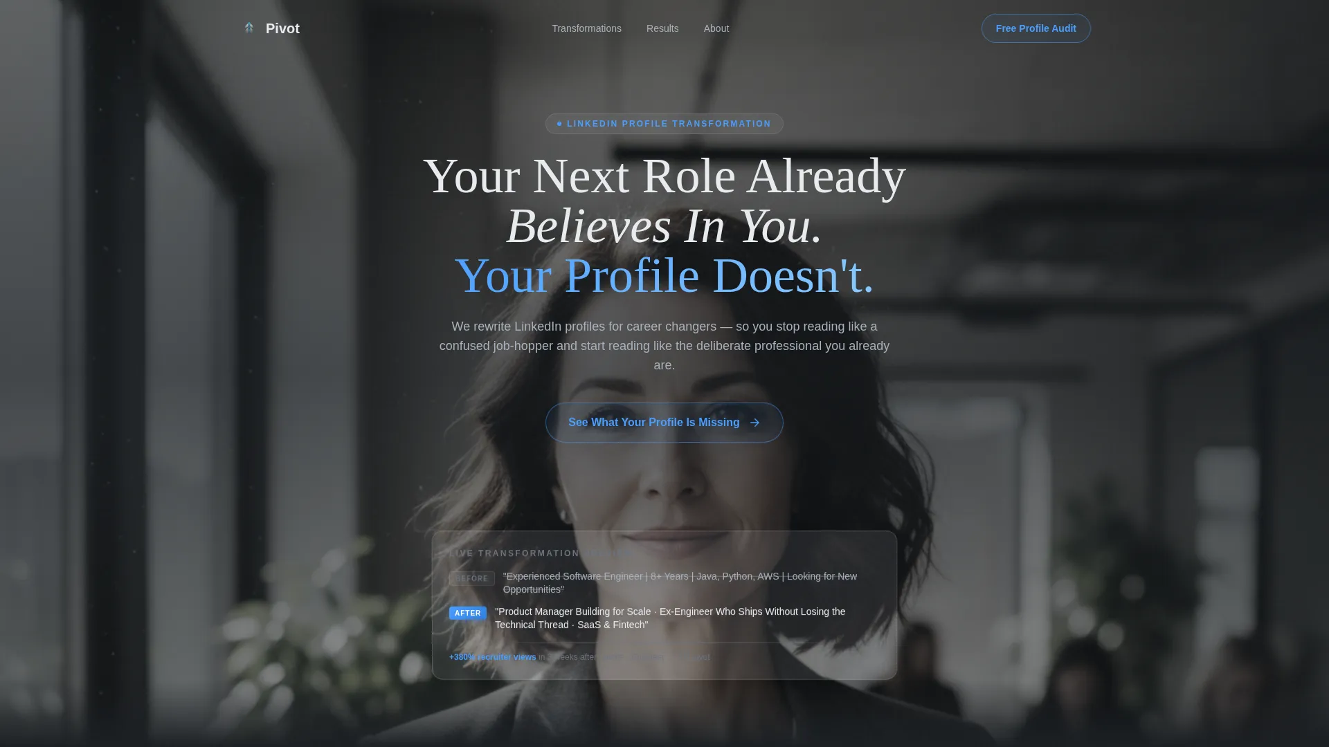 Career Changer Career Careers Website Template