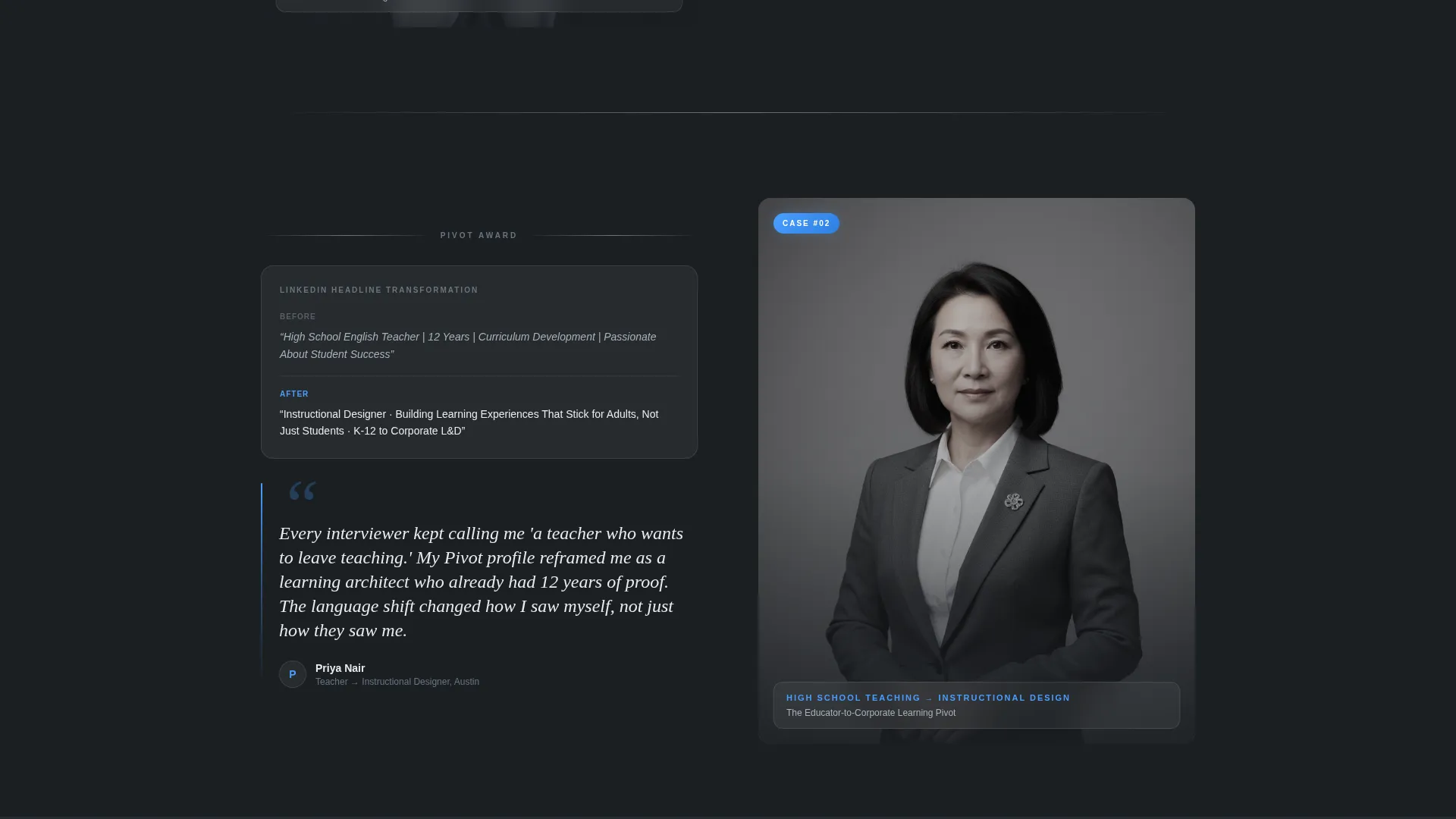Career Changer Career Careers Website Template