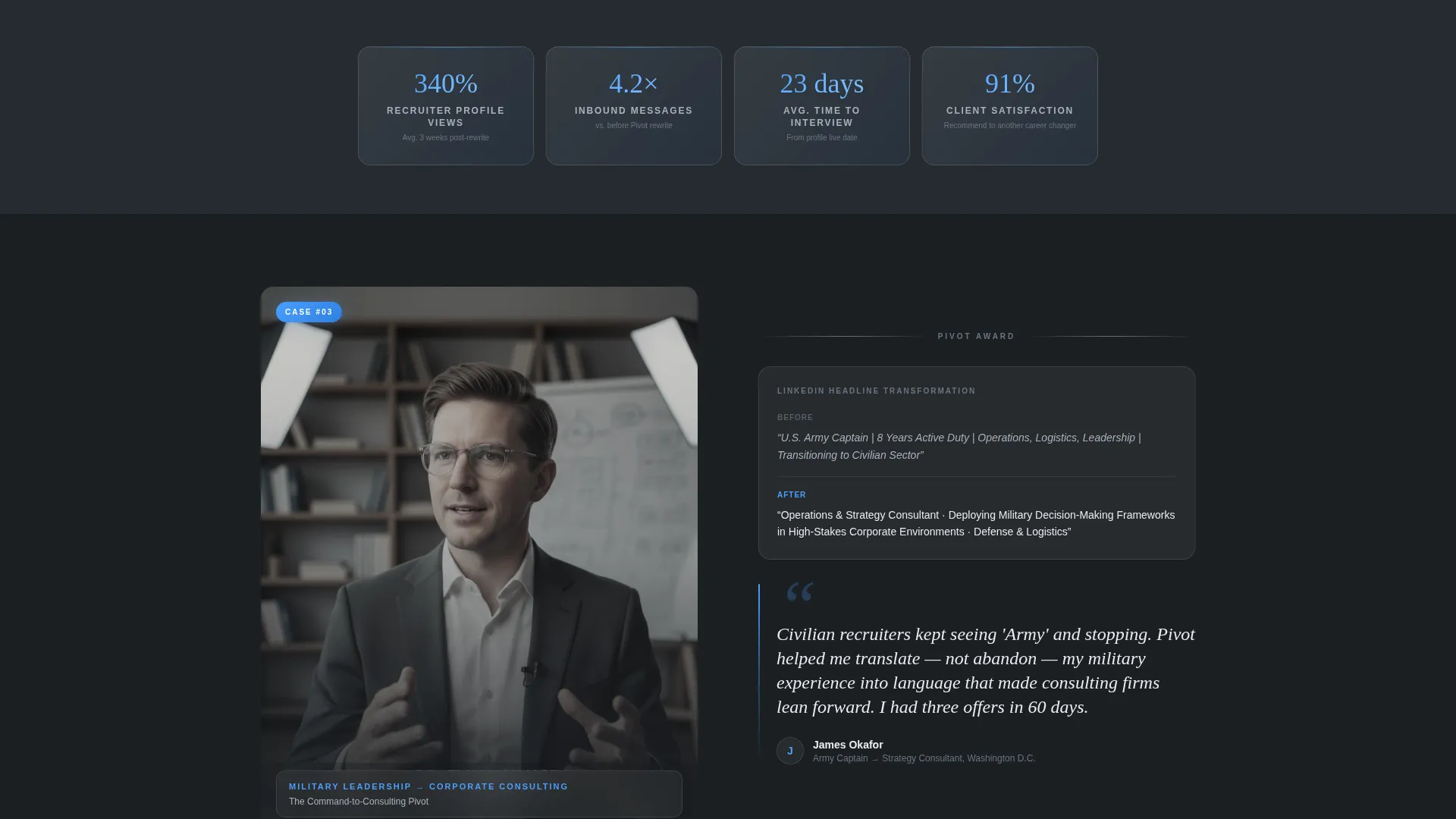 Career Changer Career Careers Website Template