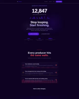 Music & Performing Arts School Professional Website Template