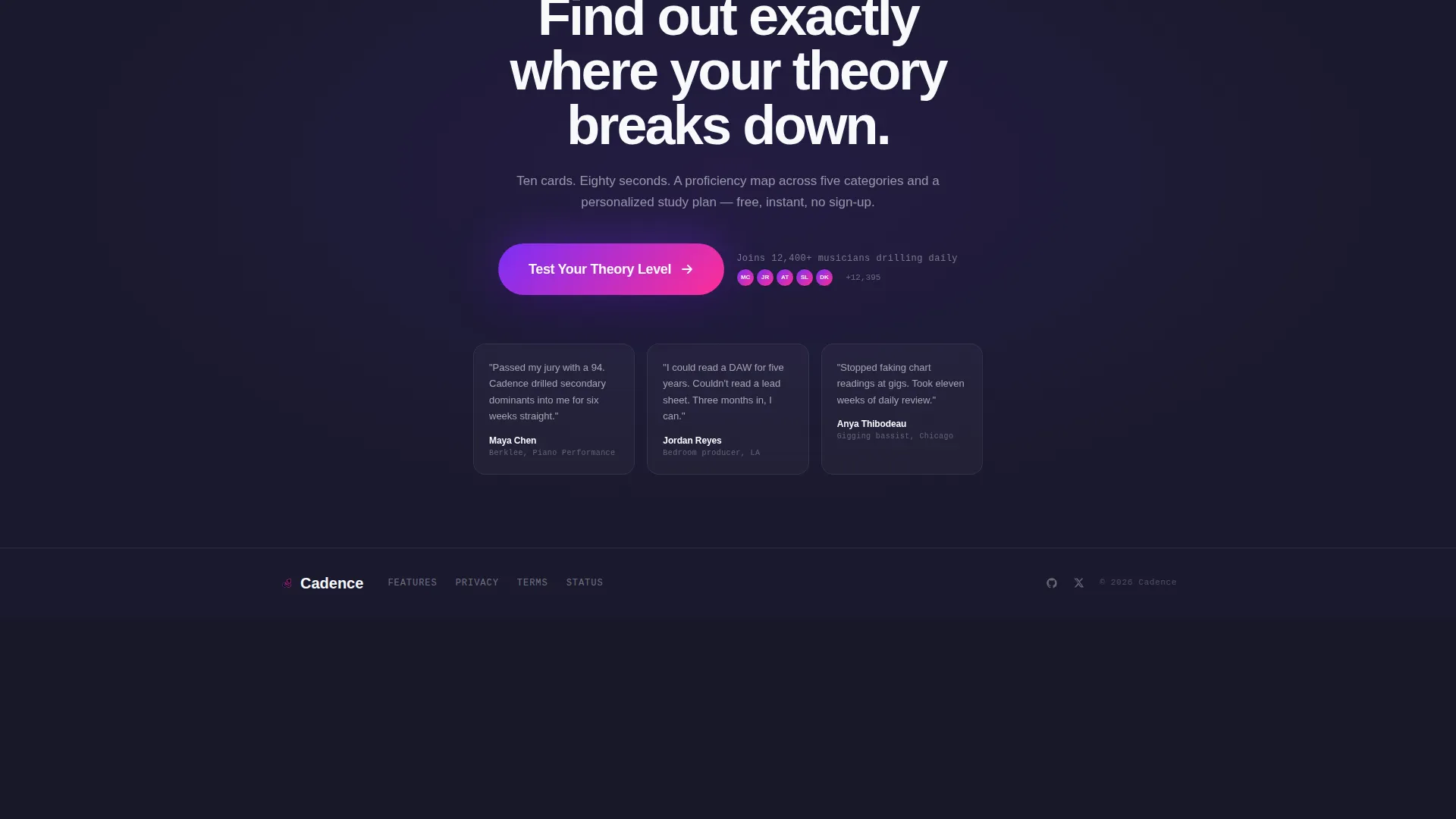 Music Theory Education Reviews Website Template