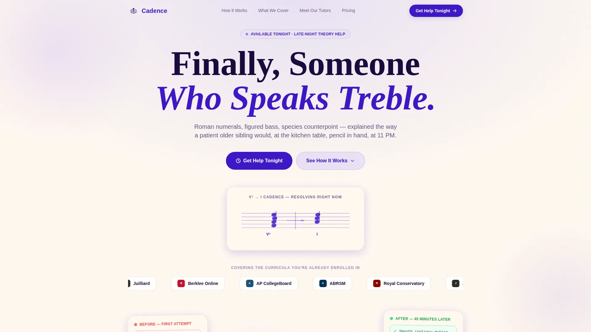 Music Theory Education Advanced Professional Website Template