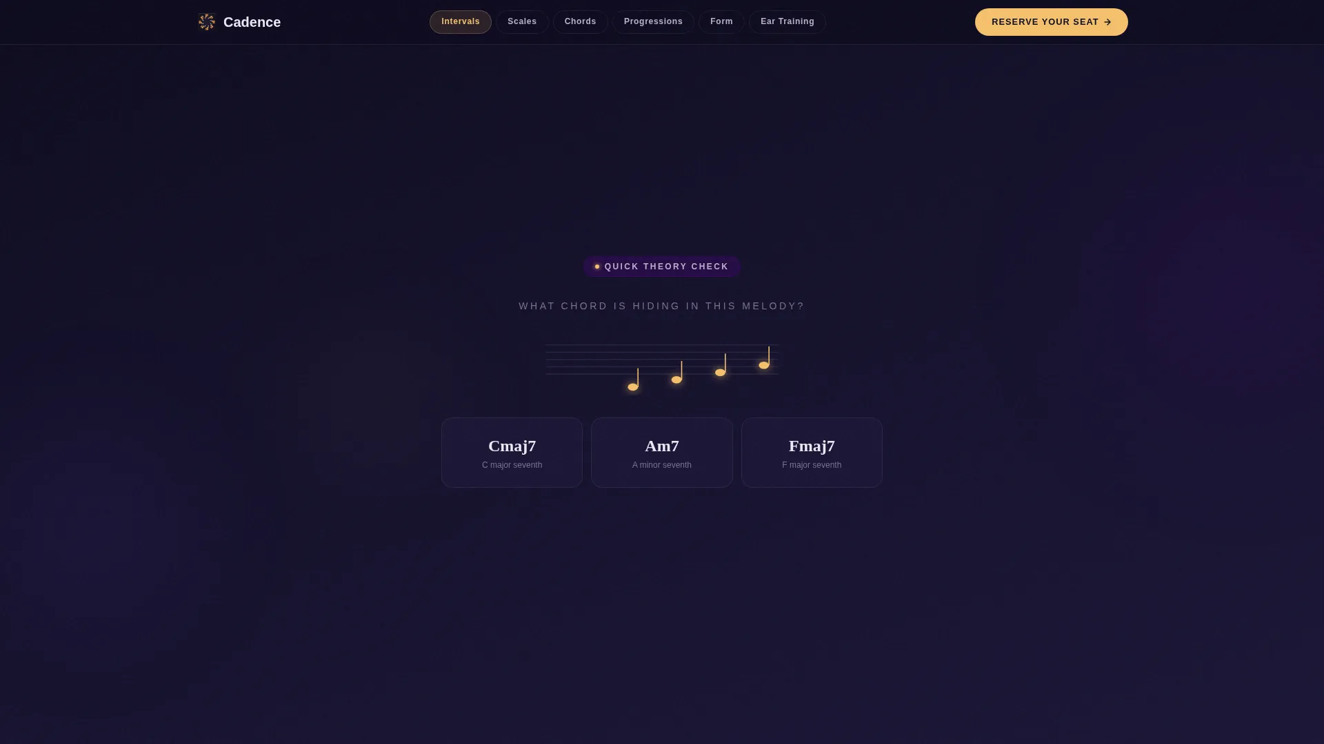 Music Theory Education Specialist Professional Website Template