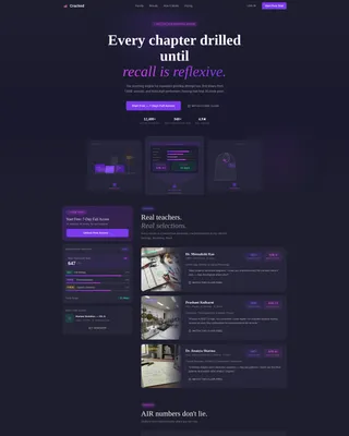 NEET-UG Coaching Sidebar Landing Page Template