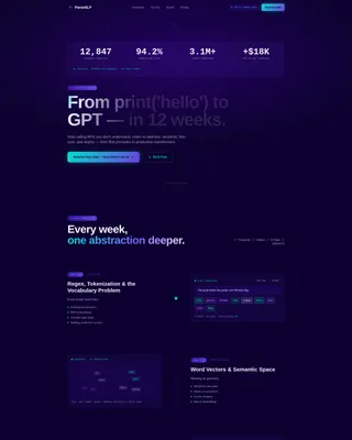 NLP Online Course Landing Page Template