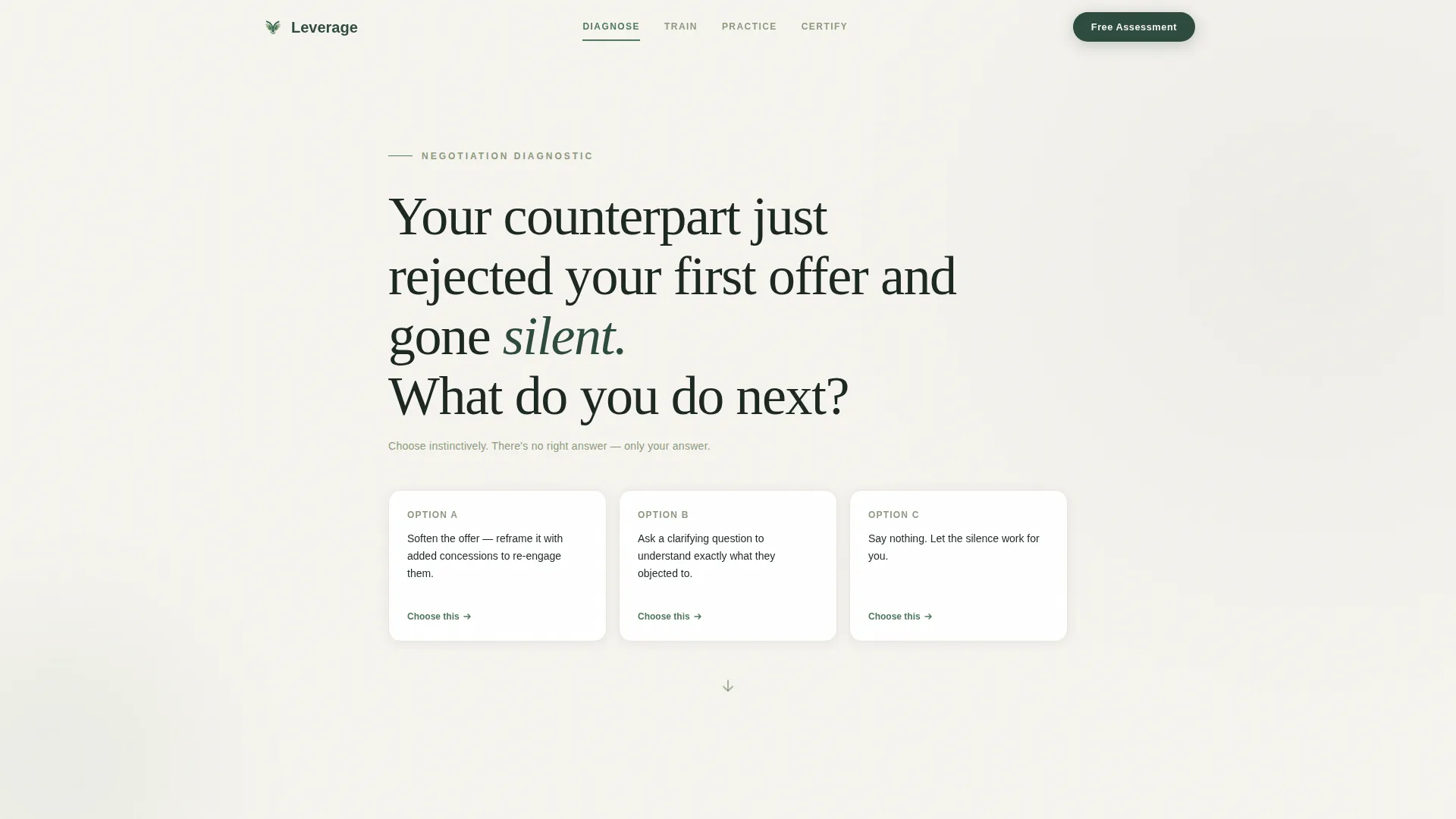 Commanding Conflict Resolution Landing Page Template