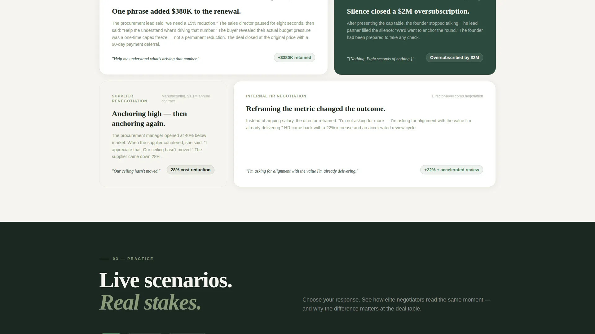 Commanding Conflict Resolution Landing Page Template
