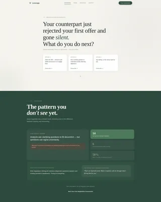 Commanding Conflict Resolution Landing Page Template