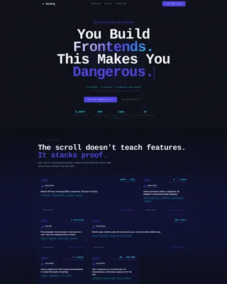 Online Skill Courses Portfolio Website Template