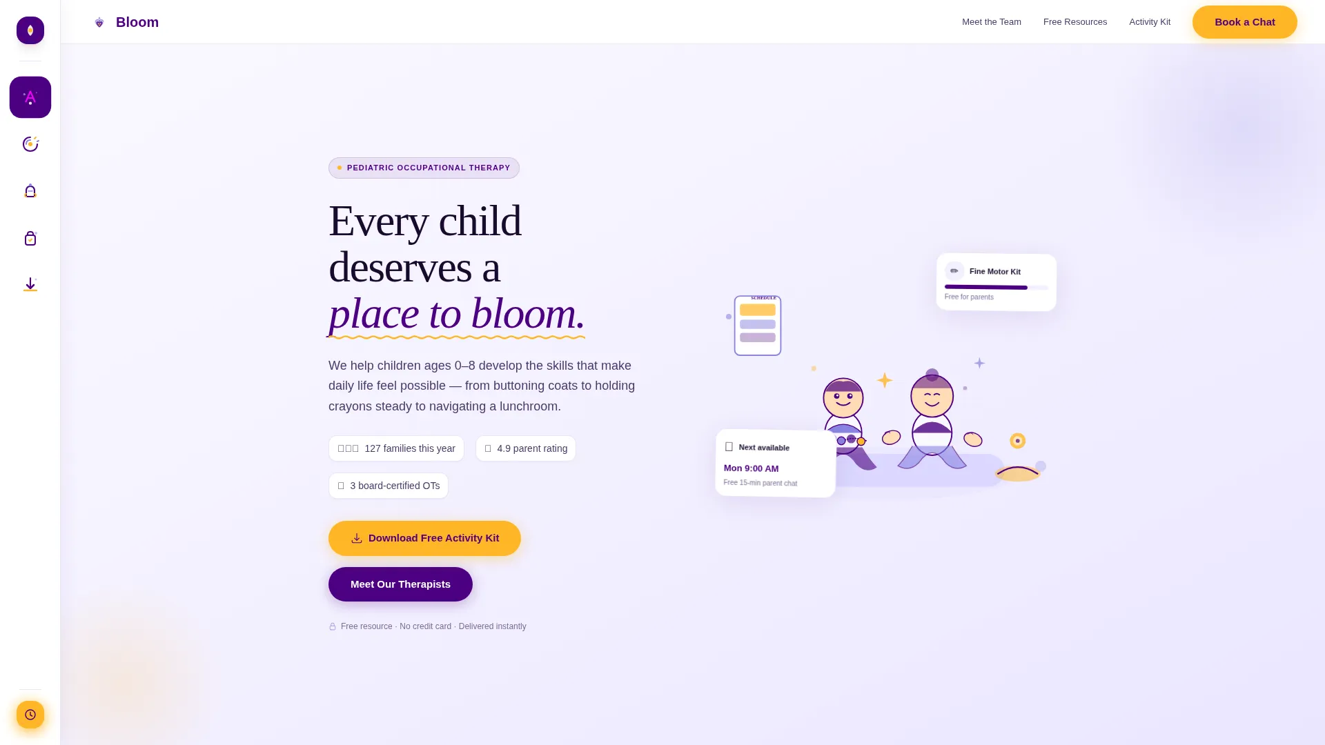 Special Education & Learning Center Professional Website Template