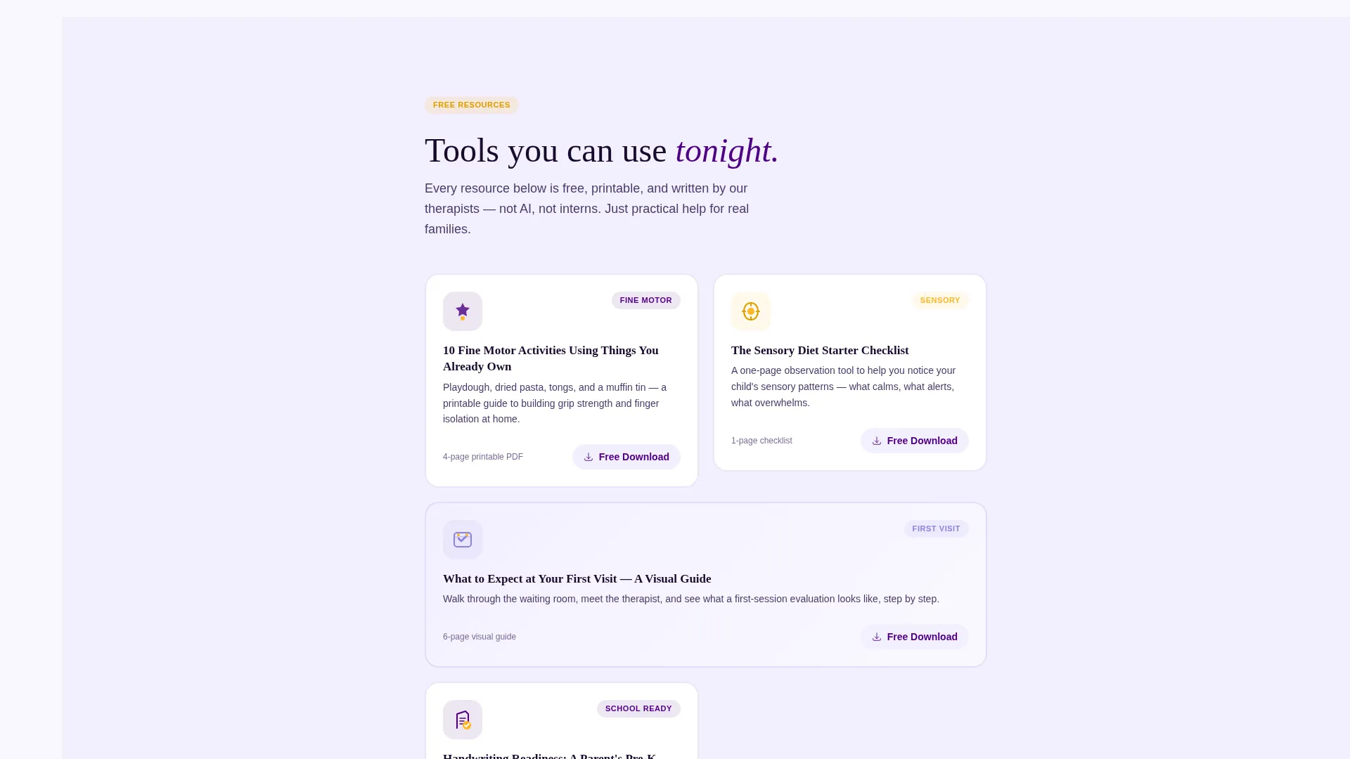 Special Education & Learning Center Professional Website Template