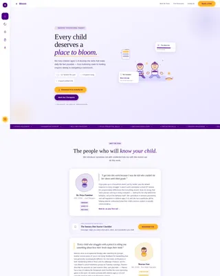 Special Education & Learning Center Professional Website Template