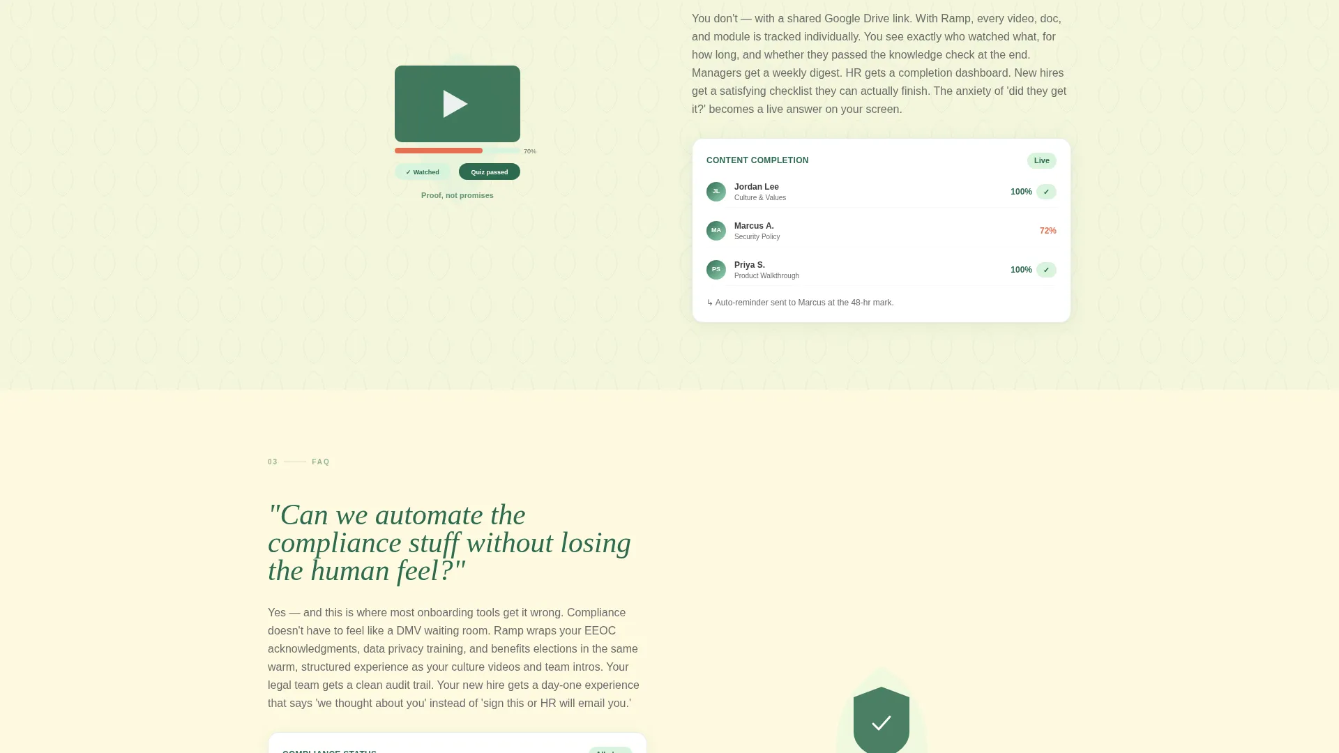 Corporate Training & L&D FAQ Website Template