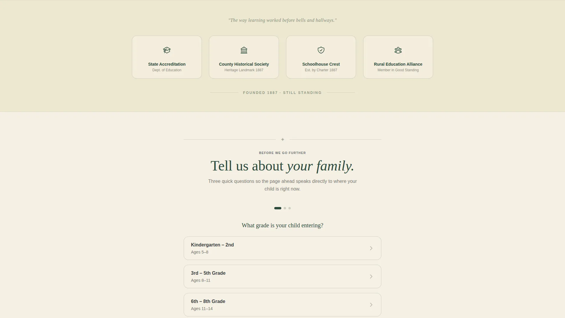 Specialized Certification & Programs Booking Website Template