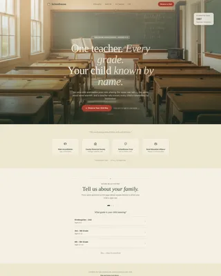 Specialized Certification & Programs Booking Website Template