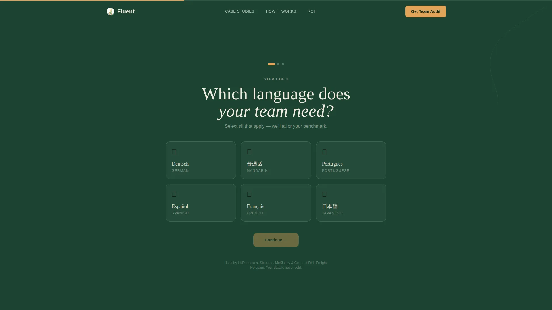 Expert Language Instruction Landing Page Template