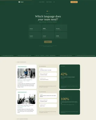Expert Language Instruction Landing Page Template