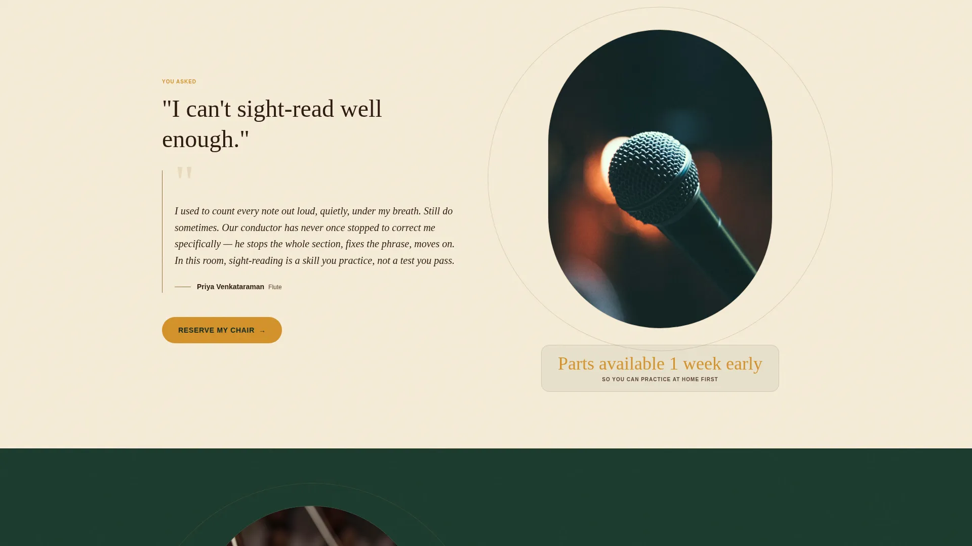 Music & Performing Arts School FAQ Website Template
