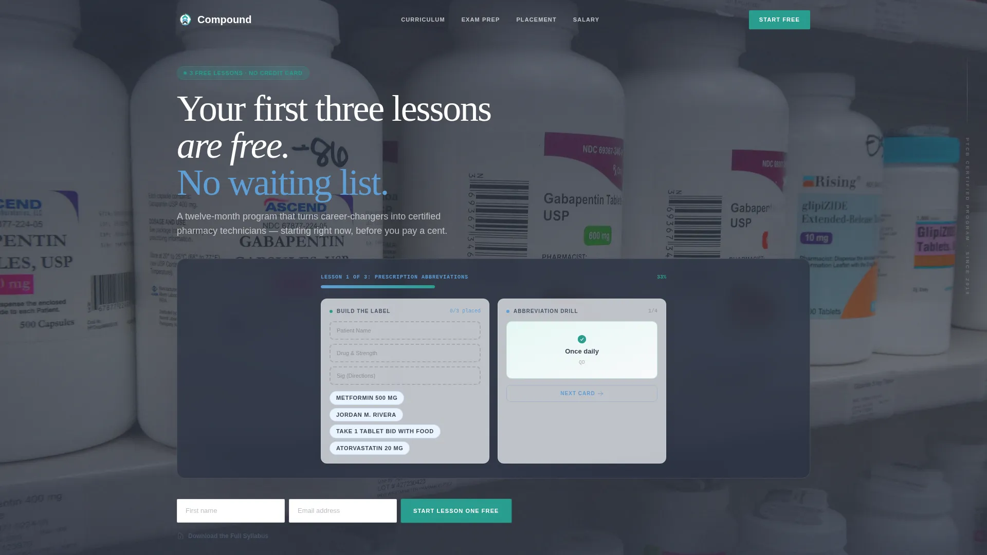 Medical & Healthcare Training Careers Website Template