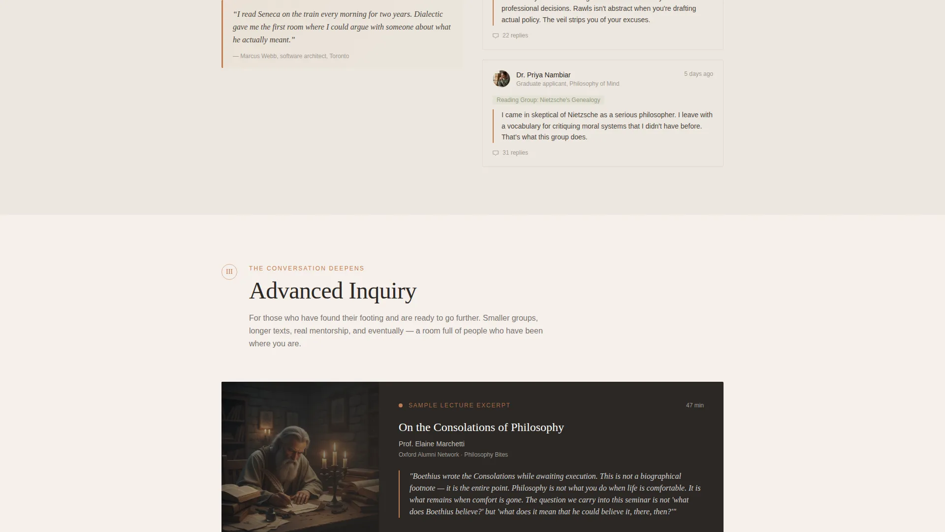 Philosophy Education Specialist Professional Website Template