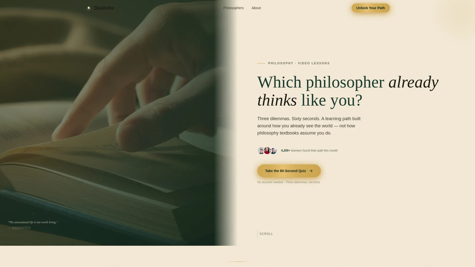 Philosophy Education Professional Website Template