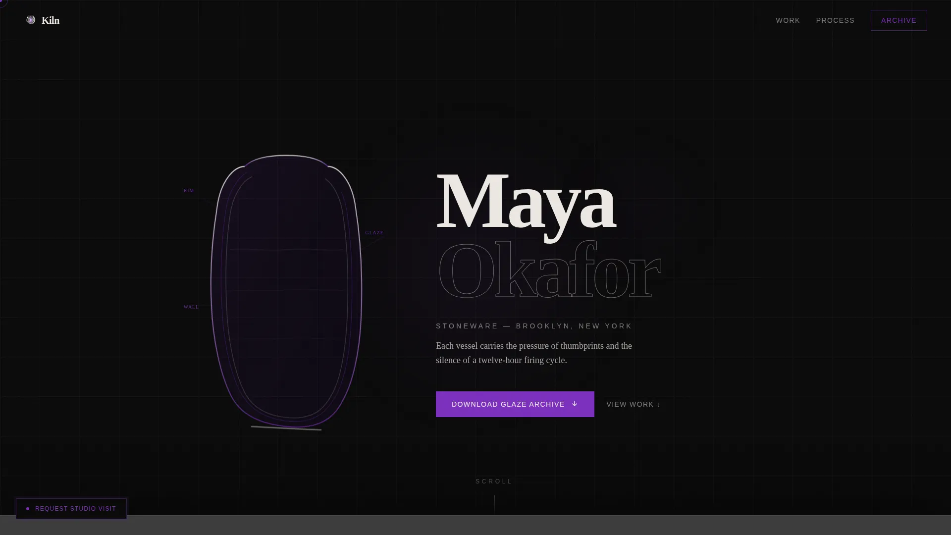 Minimalist Portfolio Landing Page Template