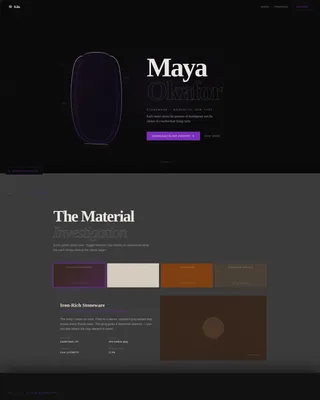 Minimalist Portfolio Landing Page Template