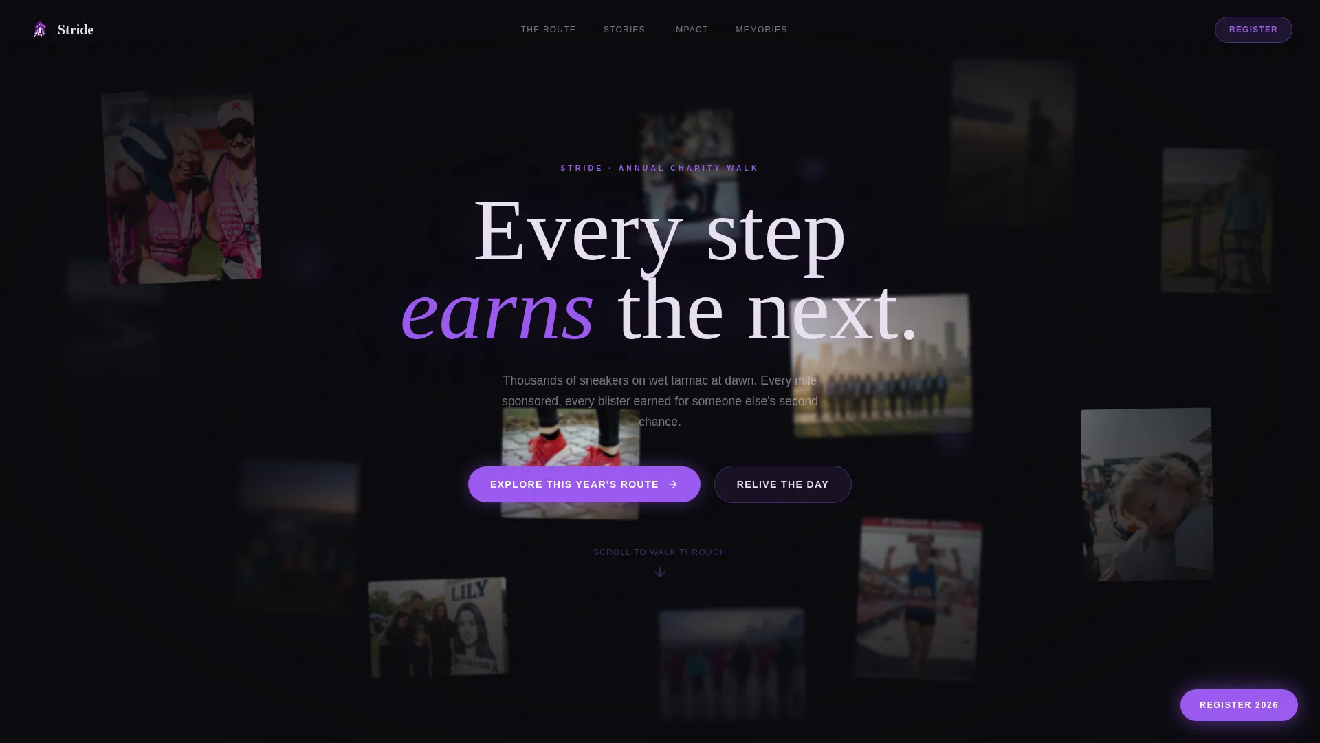 Charity & Fundraiser Profile Portfolio & Case Study Website Template