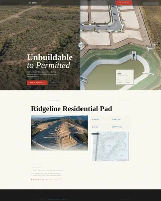 Civil Engineer Profile Portfolio & Case Study Website Template