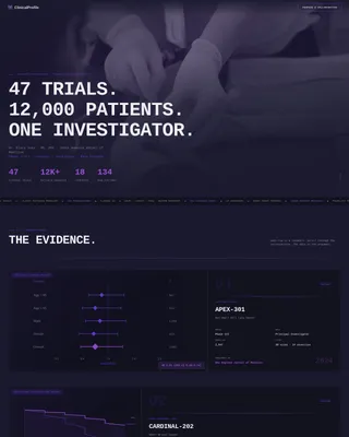 Clinical Researcher Career Reviews Website Template