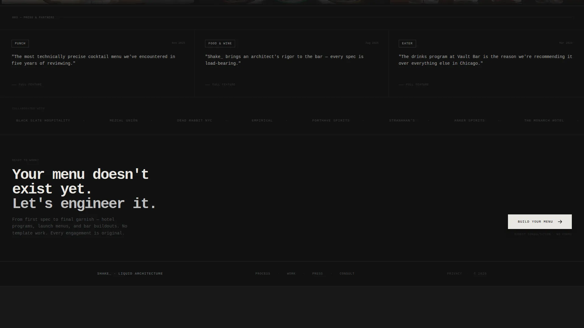 Chef & Culinary Portfolio Booking Website Template