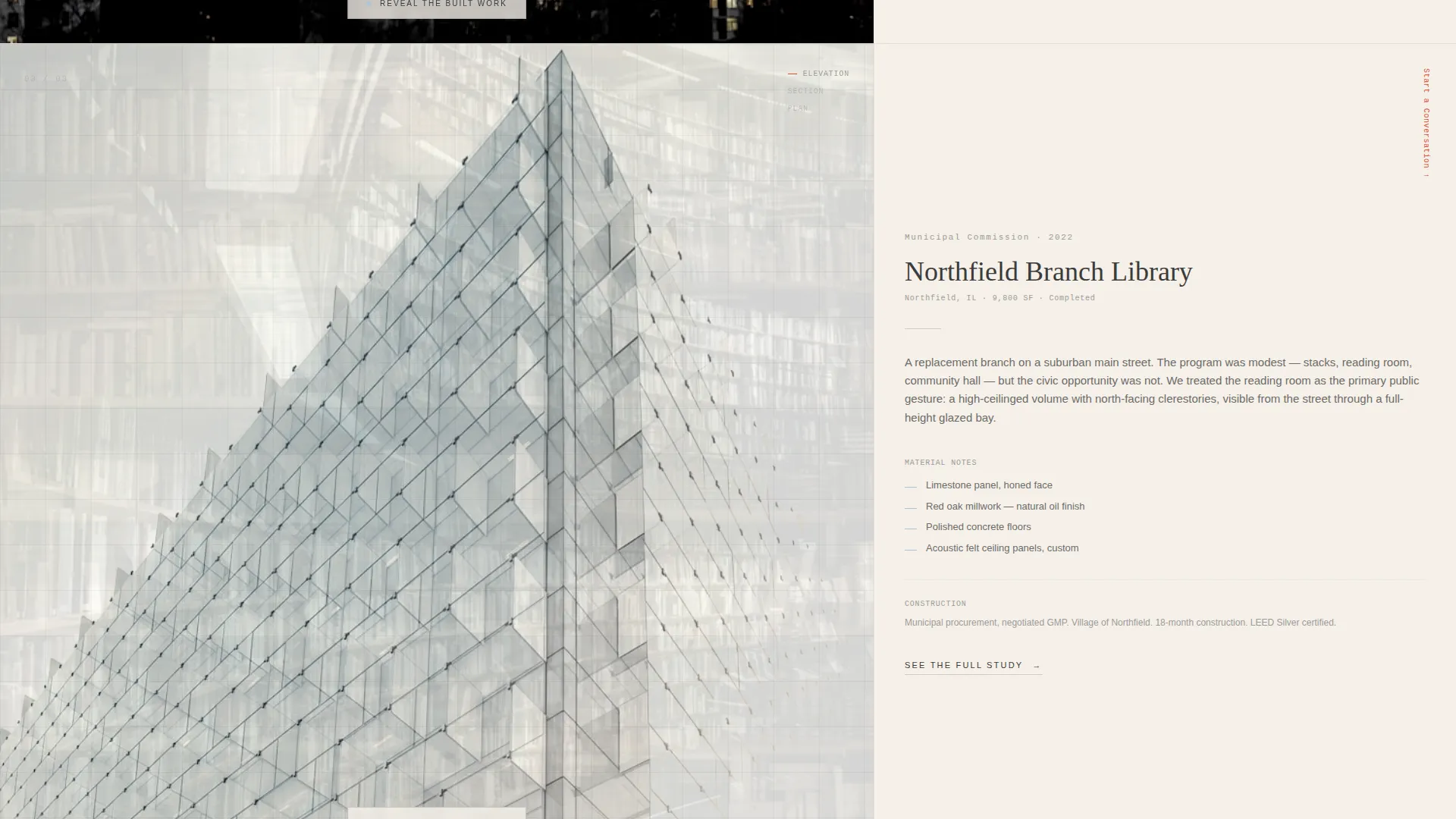 Architecture & Interiors Portfolio Professional Website Template