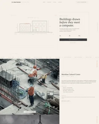 Architecture & Interiors Portfolio Professional Website Template