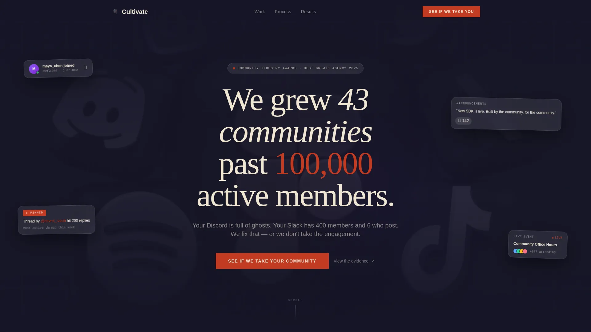 Social Media & Influencer Agency Booking Website Template