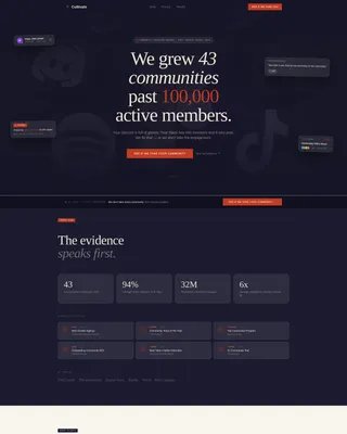 Social Media & Influencer Agency Booking Website Template