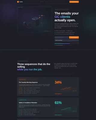 Construction Marketing & Agency Pre-Launch Website Template