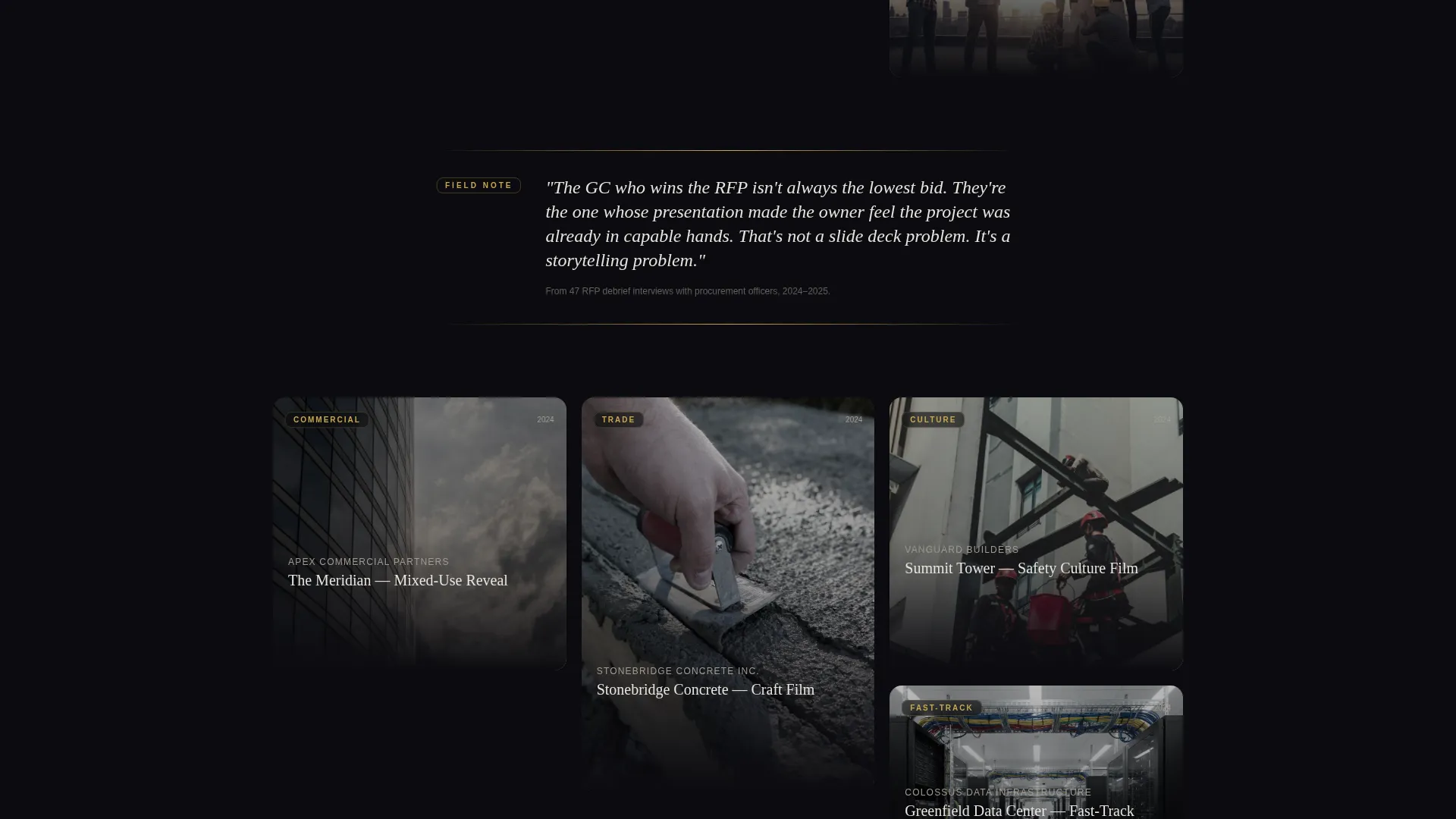 Construction Marketing & Agency Complete Pre-Launch Website Template