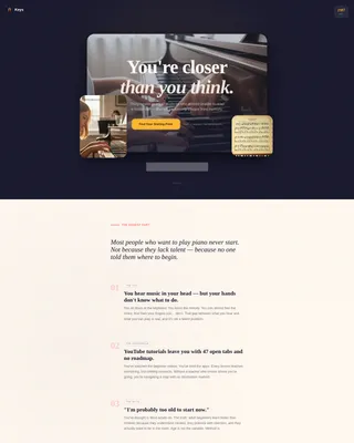 Music & Performing Arts School Specialist Professional Website Template