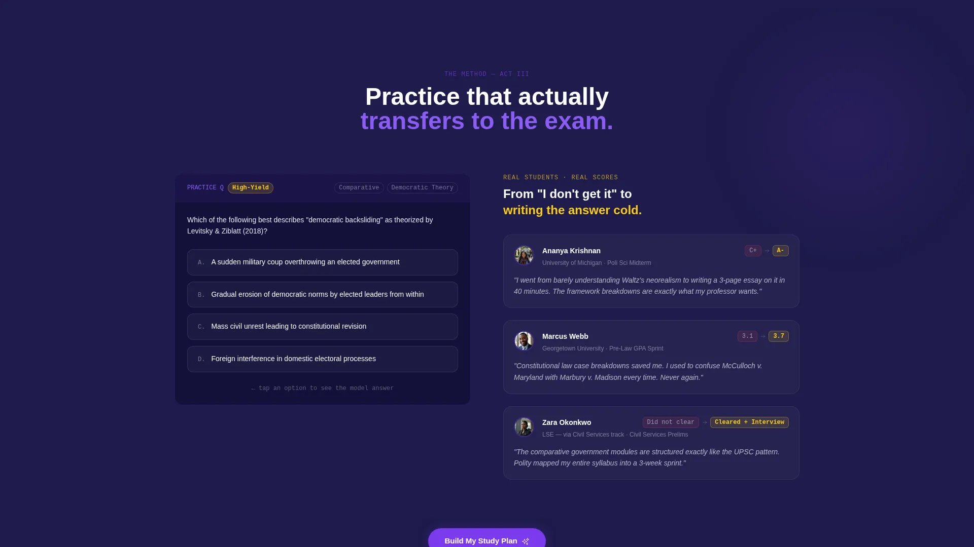 Political Science Education Specialist Professional Website Template